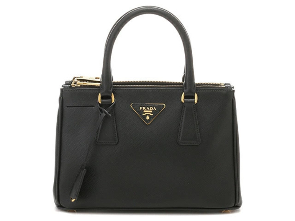 Prada Saffiano Galleria Black Nero Black Bag